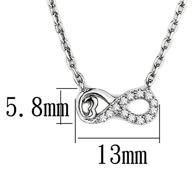 Necklace TK2885 Stainless Steel Necklace with AAA Grade CZ