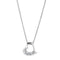 Necklaces For Women 3W410 Rhodium Brass Necklace with AAA Grade CZ
