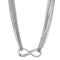 Necklaces For Women 3W412 Rhodium Brass Necklace