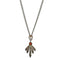Silver Necklaces Pandora Necklace LO4216 Antique Copper Brass Necklace with Synthetic Alamode Fashion Jewelry Outlet