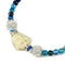 Silver Necklaces Silver Necklace LO3813 Antique Silver Brass Necklace with Synthetic Alamode Fashion Jewelry Outlet