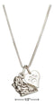 Silver Necklaces Sterling Silver 18" Yorkie Yorkshire Terrier Pendant Necklace With Paw Print Heart JadeMoghul