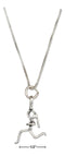 Silver Necklaces Sterling Silver Necklace:  18" Woman Runner Necklace JadeMoghul Inc.