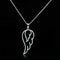 Sterling Silver Necklace TS034 Rhodium 925 Sterling Silver Necklace