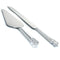 Silver Plated Cake Serving set with Open Hearts (Pack of 1)-Wedding Cake Accessories-JadeMoghul Inc.