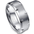 Silver Rings For Women Silver White Tungsten Carbide Ring