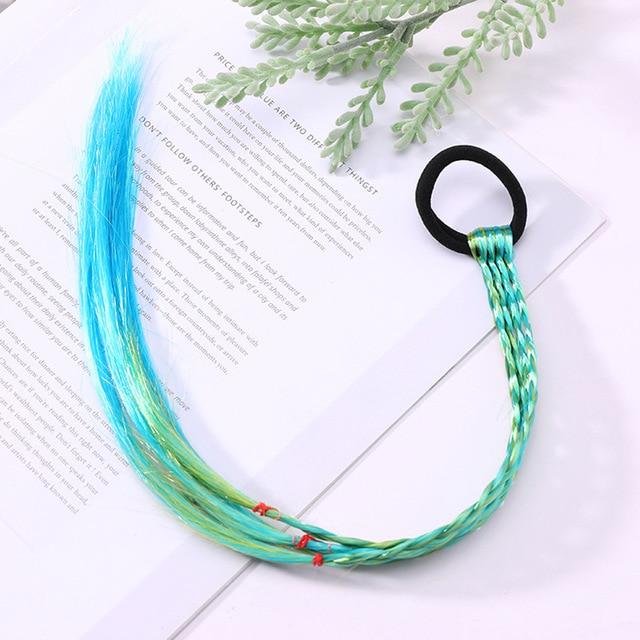 Simple Kid Elastic Hair Band Rubber Band Hair Accessories Kids Wig Headband Girls Twist Braid Rope Headdress Child Gift JadeMoghul Inc. 