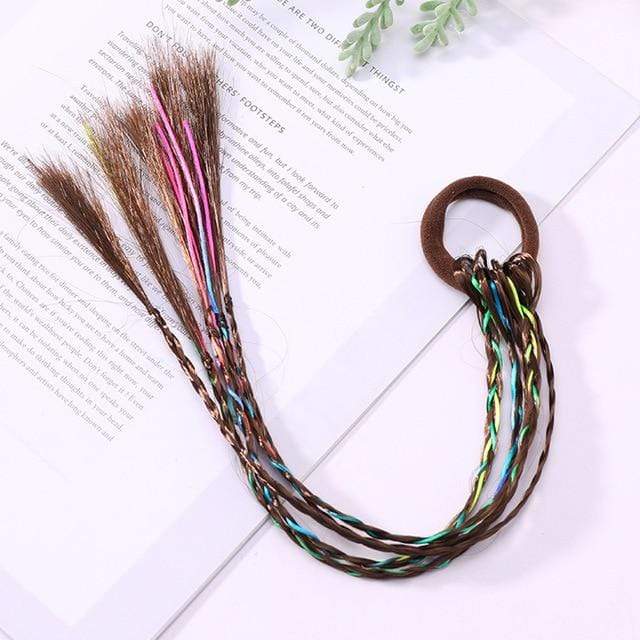 Simple Kid Elastic Hair Band Rubber Band Hair Accessories Kids Wig Headband Girls Twist Braid Rope Headdress Child Gift JadeMoghul Inc. 