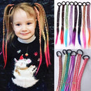 Simple Kid Elastic Hair Band Rubber Band Hair Accessories Kids Wig Headband Girls Twist Braid Rope Headdress Child Gift JadeMoghul Inc. 