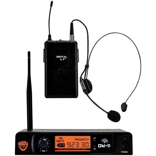 Single-Channel Digital Wireless Microphone System (Digital LT(TM) HM-3 Headset)-Microphones & Accessories-JadeMoghul Inc.