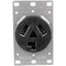 Single-Flush Dryer Receptacle (3 wire)-Appliance Cords & Receptacles-JadeMoghul Inc.
