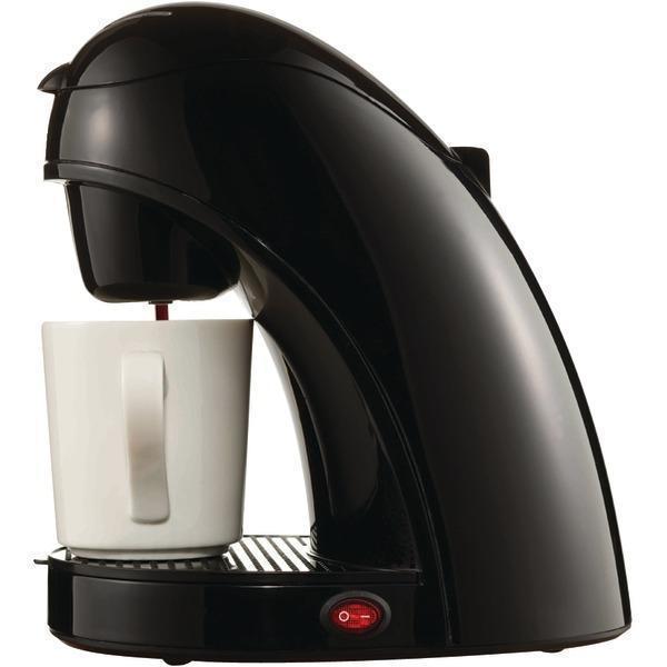 Single-Serve Coffee Maker with Mug (Black)-Small Appliances & Accessories-JadeMoghul Inc.
