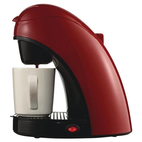 Single-Serve Coffee Maker with Mug (Red)-Small Appliances & Accessories-JadeMoghul Inc.