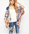 Singwing Women Summer Kimono Women Print Floral Blouses Loose Type Chiffon Kimonos Regular Floral Printed bohemian Blouse JadeMoghul Inc. 