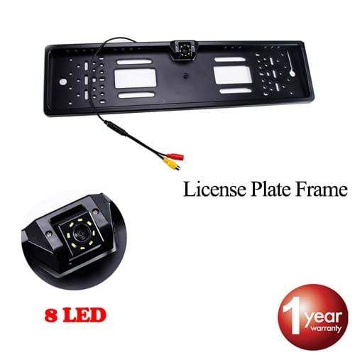 SINOVCLE Car Rear View Camera EU European License Plate Frame Waterproof Night Vision Reverse Backup Camera 4 Or 8 LED light JadeMoghul Inc. 