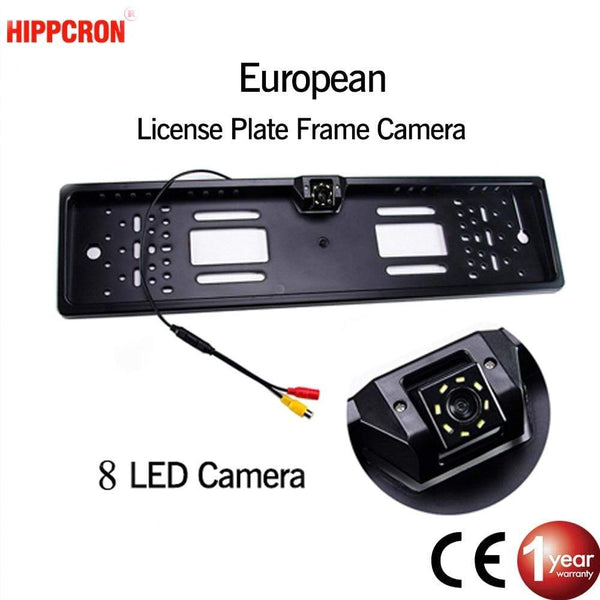 SINOVCLE Car Rear View Camera EU European License Plate Frame Waterproof Night Vision Reverse Backup Camera 4 Or 8 LED light JadeMoghul Inc. 