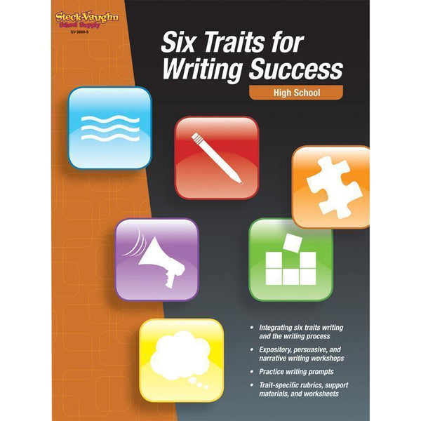 SIX TRAITS FOR WRITING SUCCESS HIGH-Learning Materials-JadeMoghul Inc.