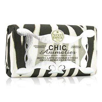 Skin Care Chic Animalier Natural Soap - Hibiscus, Baobab Milk &Freesia - 250g