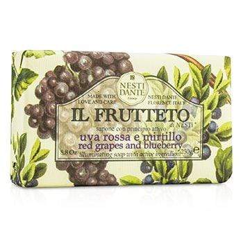 Skin Care Il Frutteto Illuminating Soap - Red Grapes &Blueberry - 250g