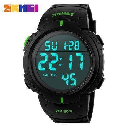 Skmei Luxury Brand Men's Sports Watches Dive 50m Digital LED Military Watch Men Fashion Casual Electronics Wristwatches Hot Clock AExp