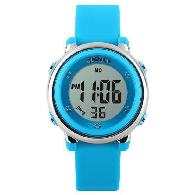 SKMEI New Fashion Sports Children Watch 1100 Digital Watches Waterproof Alarm Back Light Digital Complete calendar Wristwatch AExp