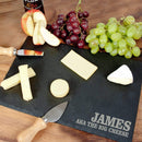 Slate Gifts & Accessories Personalized Cheese Board Rustic Slate Cheese Board Treat Gifts