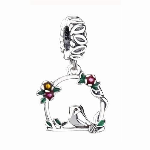 Slovecabin Summer Style Spiritual Feather Charm Pendant For Bracelet & Necklace 925 Sterling Silver Angel Charms Jewelry Marking JadeMoghul Inc. 