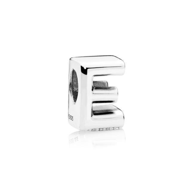 Slovecabin Sweet 925 Sterling Silver Letter Charms Beads Fits For Original Pandora Bracelet Letter A To Z Charms Jewelry Marking JadeMoghul Inc. 