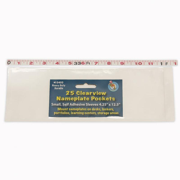SMALL NAME PLATE POCKETS 25 PER PK-Supplies-JadeMoghul Inc.