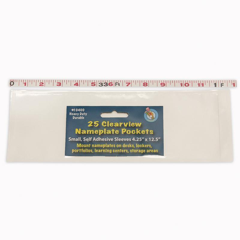 SMALL NAME PLATE POCKETS 25 PER PK-Supplies-JadeMoghul Inc.