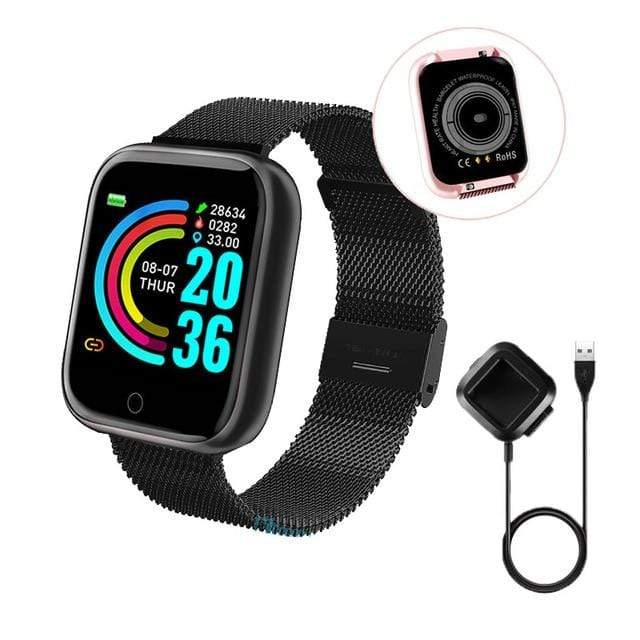 Smart Watch Women Fitness Tracker Heart Rate Sleep Monitoring Sport Digital Watches Bracelet For Andriod Ios Smartwatch Female AExp