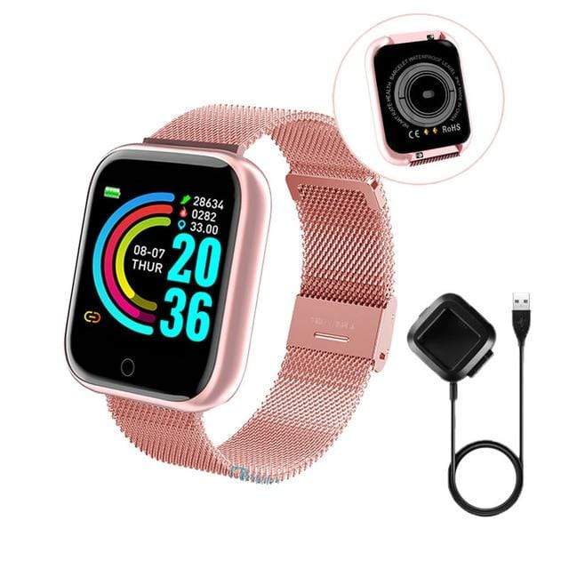 Smart Watch Women Fitness Tracker Heart Rate Sleep Monitoring Sport Digital Watches Bracelet For Andriod Ios Smartwatch Female AExp