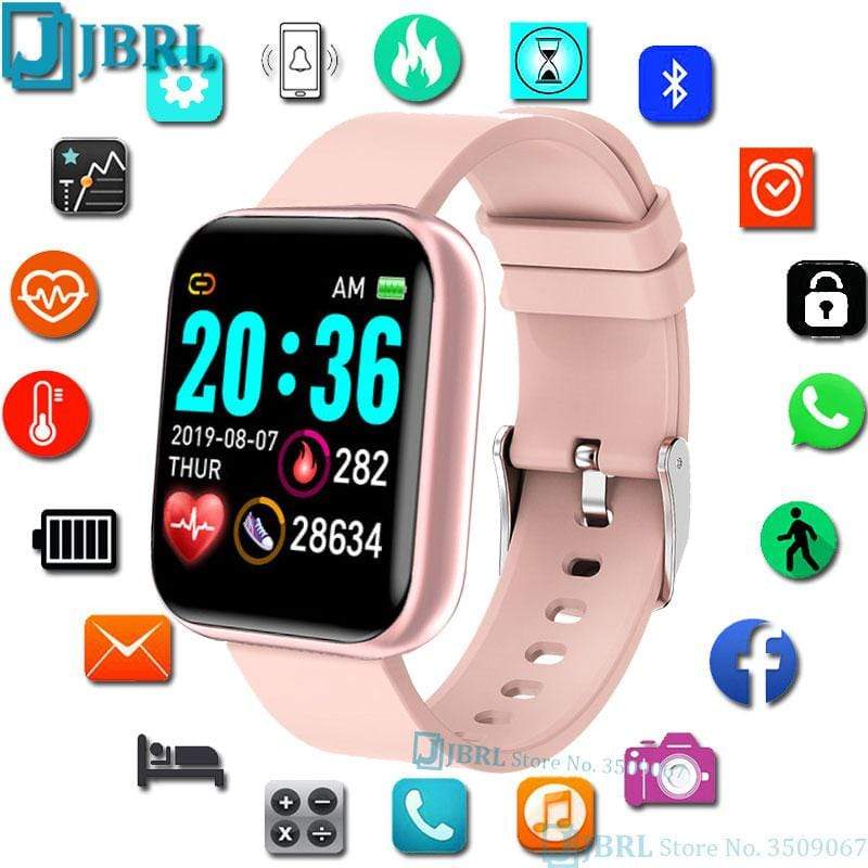 Smart Watch Women Fitness Tracker Heart Rate Sleep Monitoring Sport Digital Watches Bracelet For Andriod Ios Smartwatch Female AExp