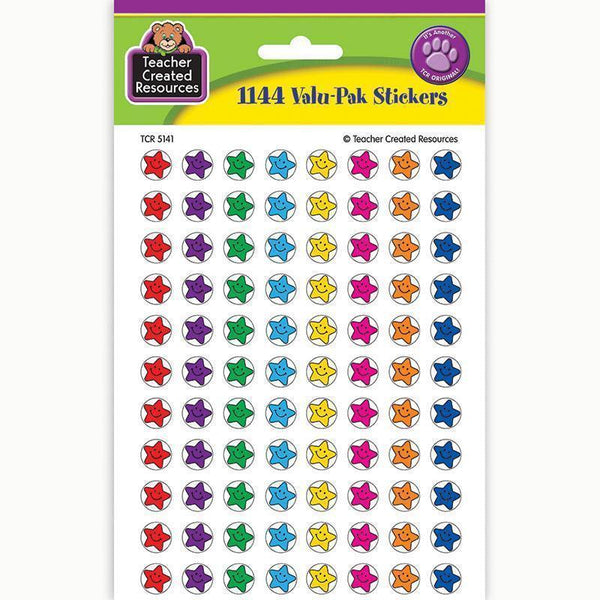 SMILEY STARS MINI STICKERS VALU-PAK-Learning Materials-JadeMoghul Inc.