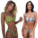 Snakeskin Bikini Women Swimwear Leopard Bikinis Sexy Biquini Swim Suit Push Up Swimsuit Female Beachwear Swimming Bikini Women AExp