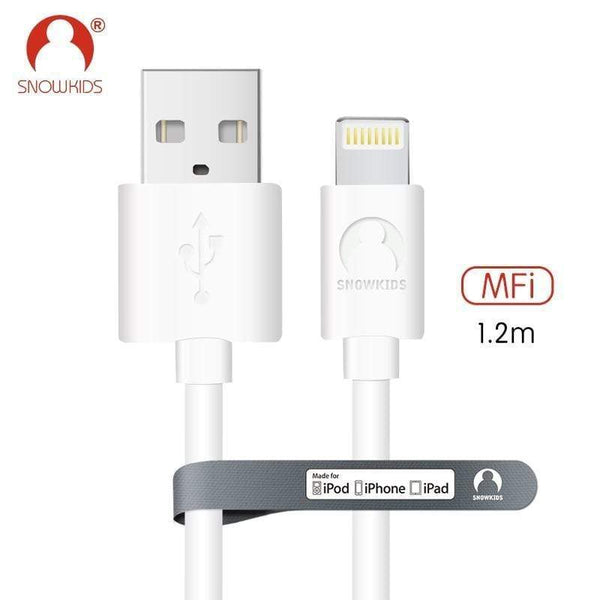 Snowkids MFi  Cable for  iPhone X 8 7 6 5 Pad Pod mini plus Data Sync Charger Cable for Lightning to USB  Compatible Up to iOS12 JadeMoghul Inc. 