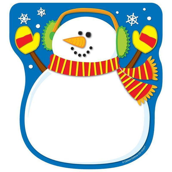 SNOWMAN NOTEPAD-Learning Materials-JadeMoghul Inc.