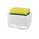 Soap Pump Dispenser with Sponge Holder Liquid Dispenser Container Hand Press Soap Organizer Kitchen Cleaner Tools JadeMoghul Inc. 