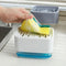 Soap Pump Dispenser with Sponge Holder Liquid Dispenser Container Hand Press Soap Organizer Kitchen Cleaner Tools JadeMoghul Inc. 