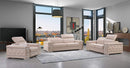 Sofas Cheap Sofas - 114" Modern Beige Leather Sofa Set HomeRoots