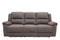 Sofas Cheap Sofas - 39" Modern Grey Fabric Power Reclining Sofa HomeRoots