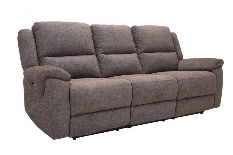 Sofas Cheap Sofas - 39" Modern Grey Fabric Power Reclining Sofa HomeRoots