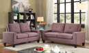 Sofas Fabric Sofa - 71" Chocolate Linen Platinum Sofa And Loveseat HomeRoots