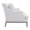 Sofas Fabric Sofa - 84.3" X 41.3" X 36.4" Champagne White Sofa HomeRoots