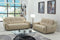 Sofas Leather Sofa - 61'' X 39'' X 36'' Modern Beige Leather Sofa And Loveseat HomeRoots