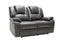 Sofas Modern Leather Sofa - 146" X 76" X 80" Gray Power Reclining Sofa Love HomeRoots