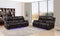 Sofas Modern Leather Sofa - 166" X 80" X 80" Brown Power Reclining Sofa Love HomeRoots
