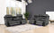 Sofas Modern Leather Sofa - 167" X 80" X 82" Gray Power Reclining Sofa Love HomeRoots