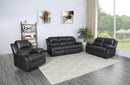 Sofas Modern Leather Sofa - 178" X 114" X 120" Gray Sofa Set HomeRoots