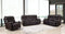 Sofas Modern Leather Sofa - 210" X 120" X 123" Brown Sofa Set HomeRoots